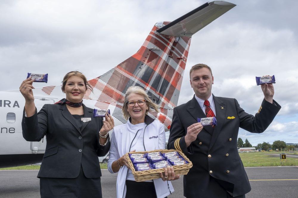 Loganair partners with Mrs Tilly’s to serve Scottish tablet on flights